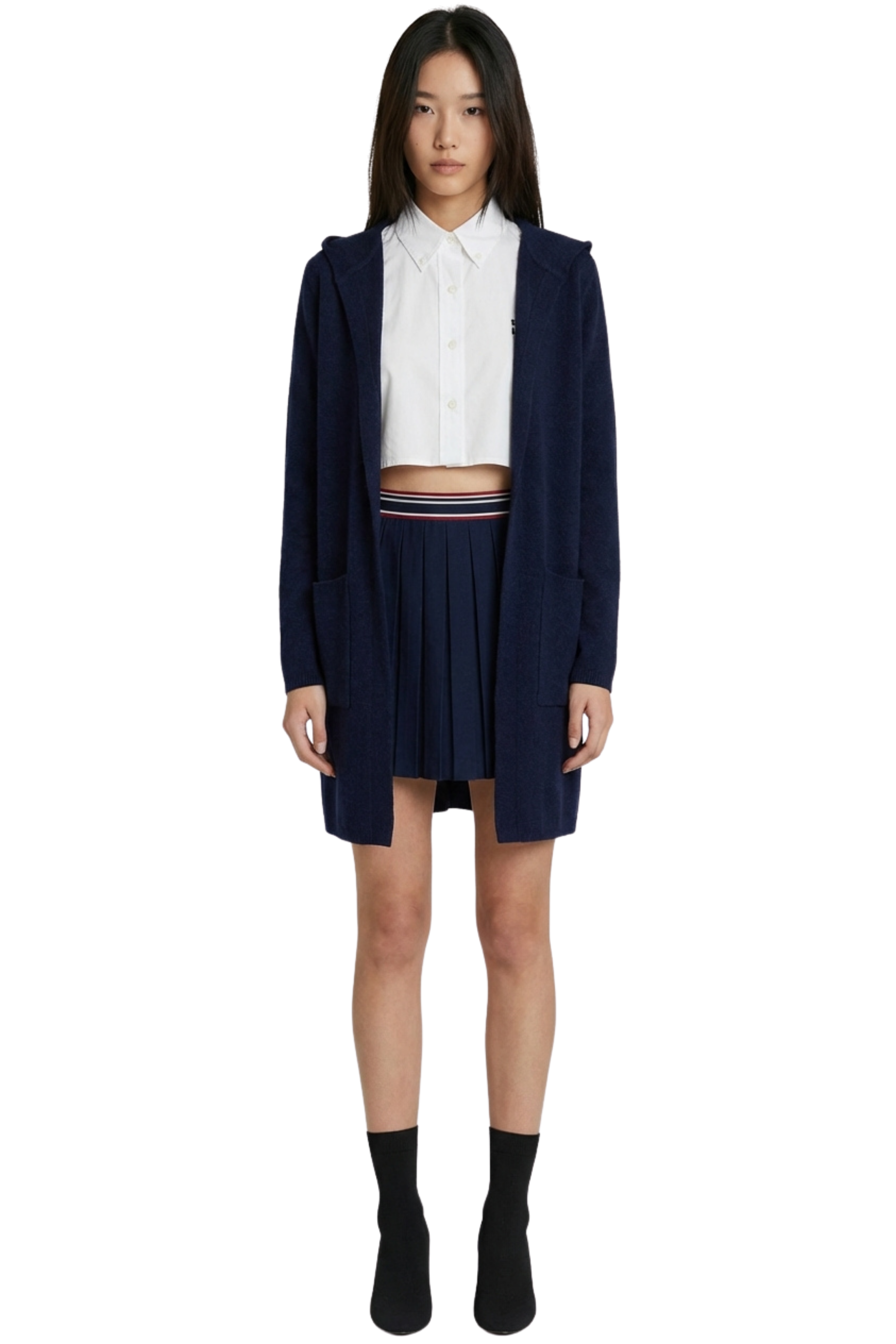 THE ARCHIVE CARDIGAN NAVY
