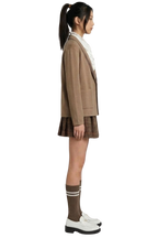 THE CLASSIC TRIM CARDIGAN WARM TAUPE