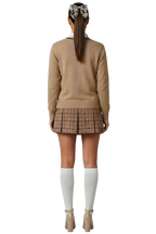 THE CLASSIC V-NECK SWEATER OATS LATTE