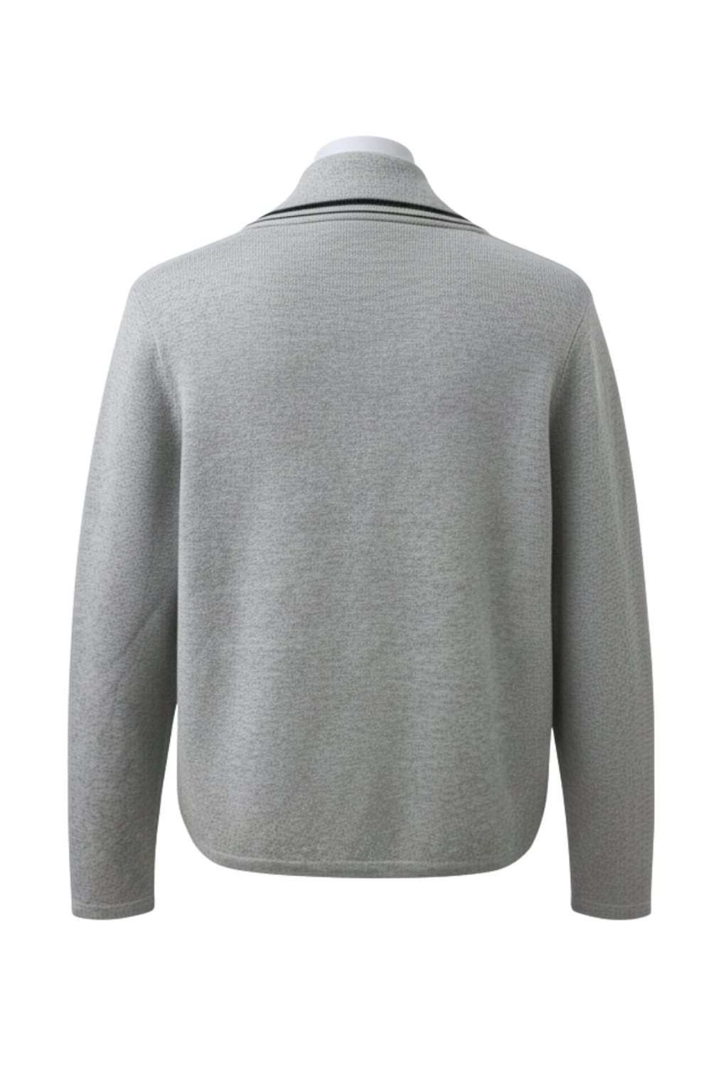 THE CLASSIC TRIM CARDIGAN LIGHT GREY