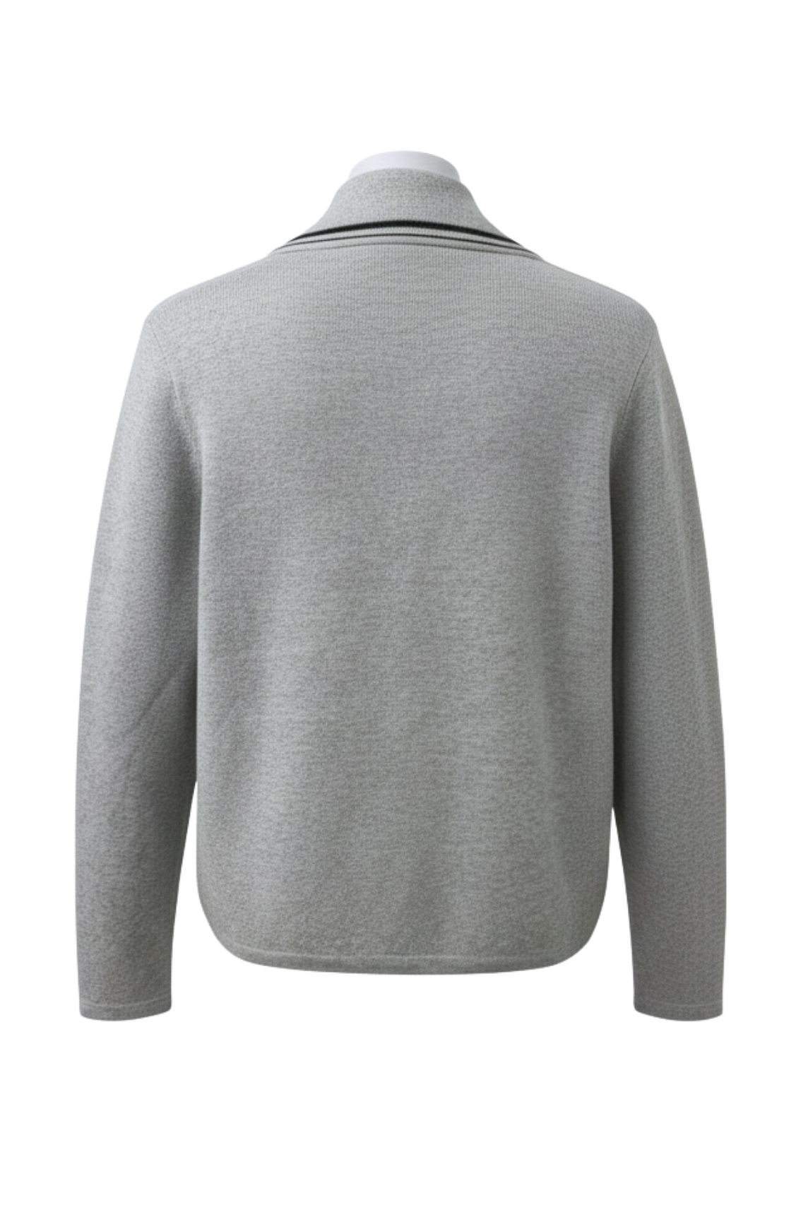 THE CLASSIC TRIM CARDIGAN LIGHT GREY