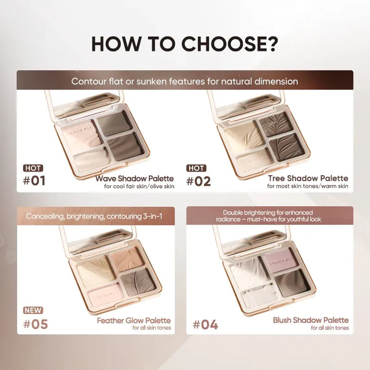 JUDYDOLL 2 IN 1 HIGHLIGHTER & CONTOUR PALETTE