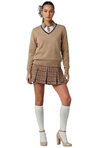 THE CLASSIC V-NECK SWEATER OATS LATTE