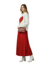 THE HEARTBEAT SWEATER CREAM/RUBY