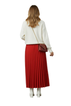 THE HEARTBEAT SWEATER CREAM/RUBY