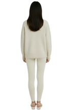 THE HEARTBEAT SWEATER CREAM/RUBY