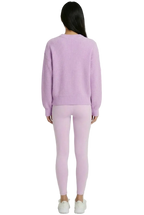 THE HEARTBEAT SWEATER LAVENDER HAZE/ CREAM