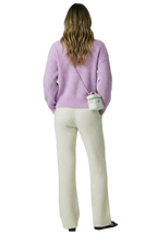 THE HEARTBEAT SWEATER LAVENDER HAZE/ CREAM