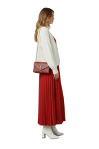 THE HEARTBEAT SWEATER CREAM/RUBY