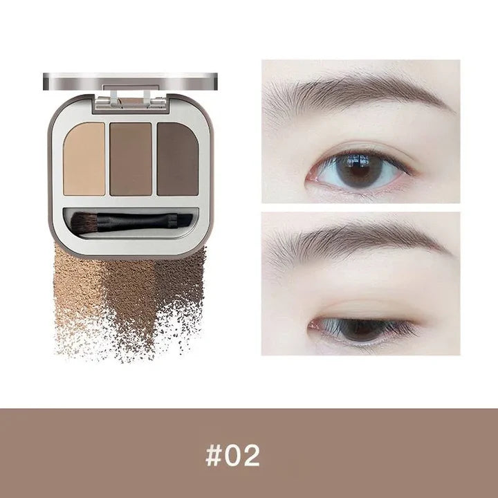 JUDYDOLL MODELING 3-COLOR EYEBROW POWDER